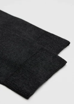 Short Socks^Calzedonia Men's Crewstretch Cotton Socks 020 - Anthracite Grey Blend