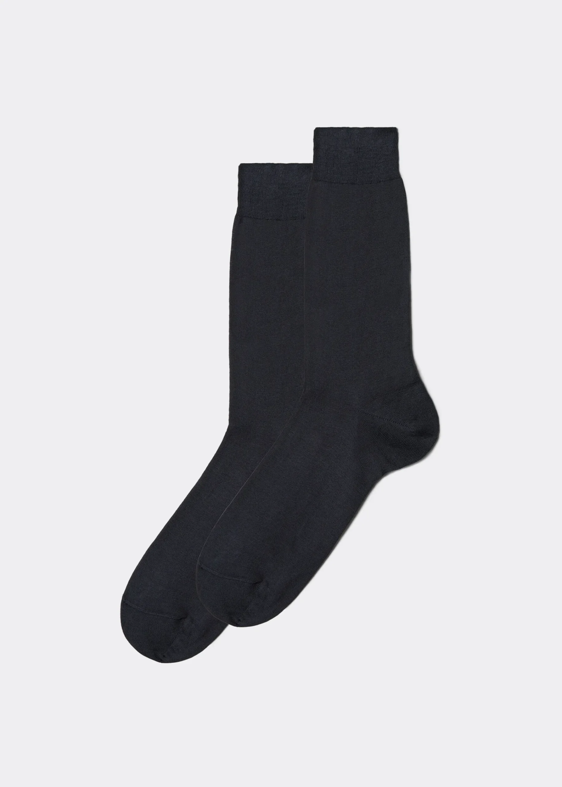 Short Socks^Calzedonia Men's Lisle Thread Short Socks 020 - Anthracite Grey Blend