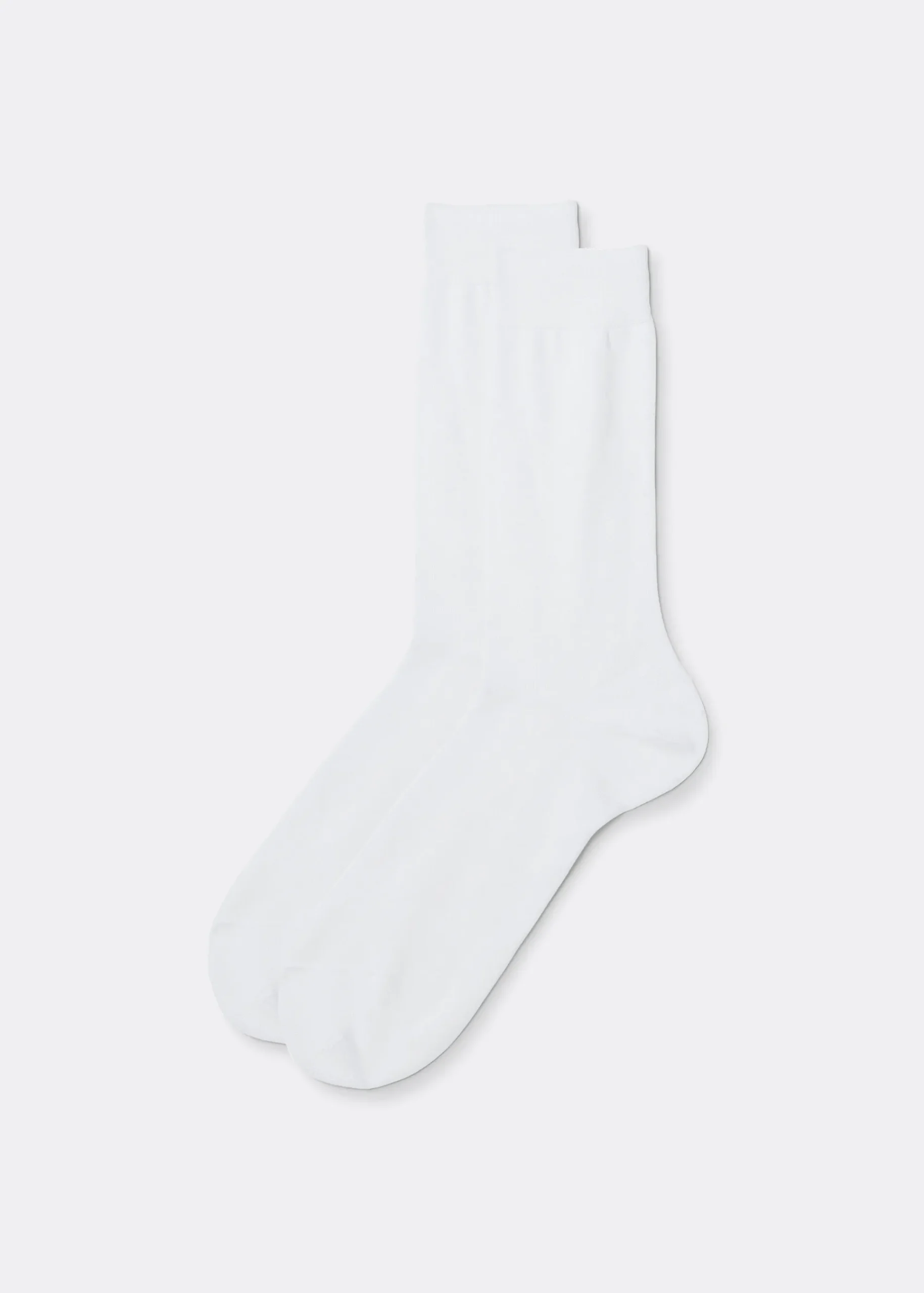 Short Socks^Calzedonia Men's Lisle Thread Short Socks 001 - White