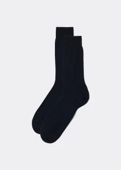 Short Socks^Calzedonia Men's Lisle Thread Short Socks 016 - Blue