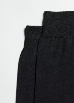 Short Socks^Calzedonia Men's Lisle Thread Short Socks 019 - Black