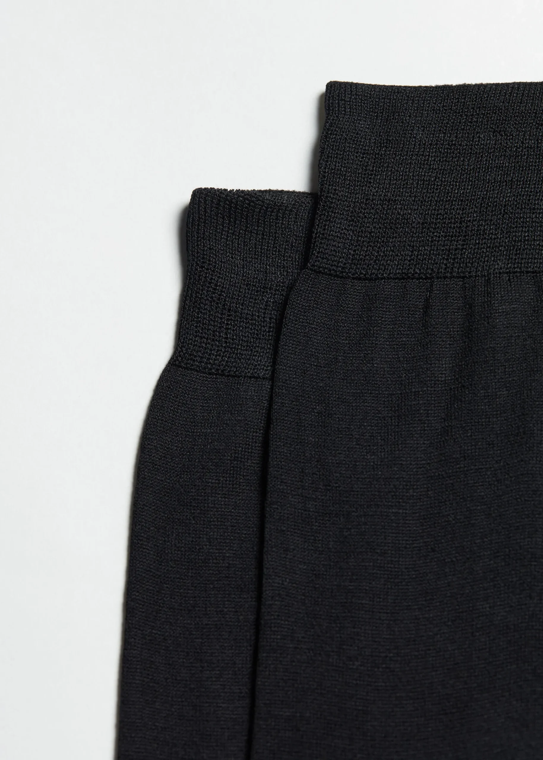 Short Socks^Calzedonia Men's Lisle Thread Short Socks 019 - Black