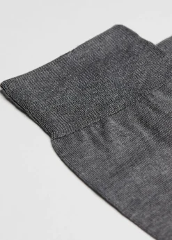 Short Socks^Calzedonia Men's Lisle Thread Short Socks 042 - Mid Grey Blend