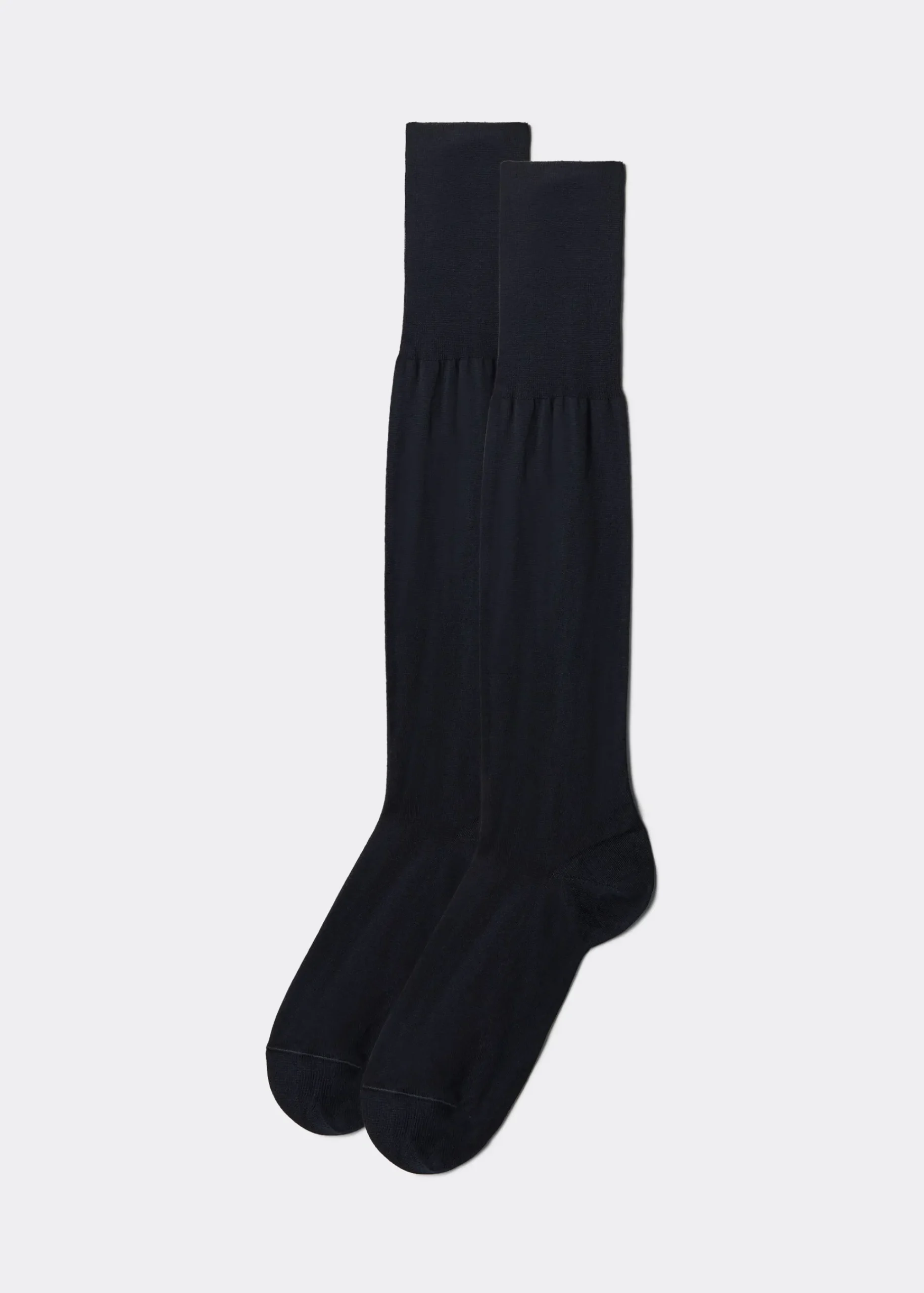 Long Socks^Calzedonia Men's Long Lisle Thread Socks 016 - Blue