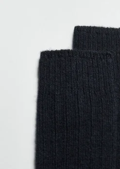 Long Socks^Calzedonia Men's Long Ribbed Socks With Wool And Cashmere 016 - Blue