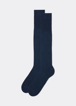 Long Socks^Calzedonia Men's Long Socks With Cashmere 870 - Light Blue Grey