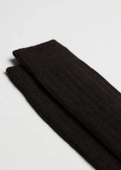 Short Socks^Calzedonia Men's Short Ribbed Socks With Wool And Cashmere 015 - Brown