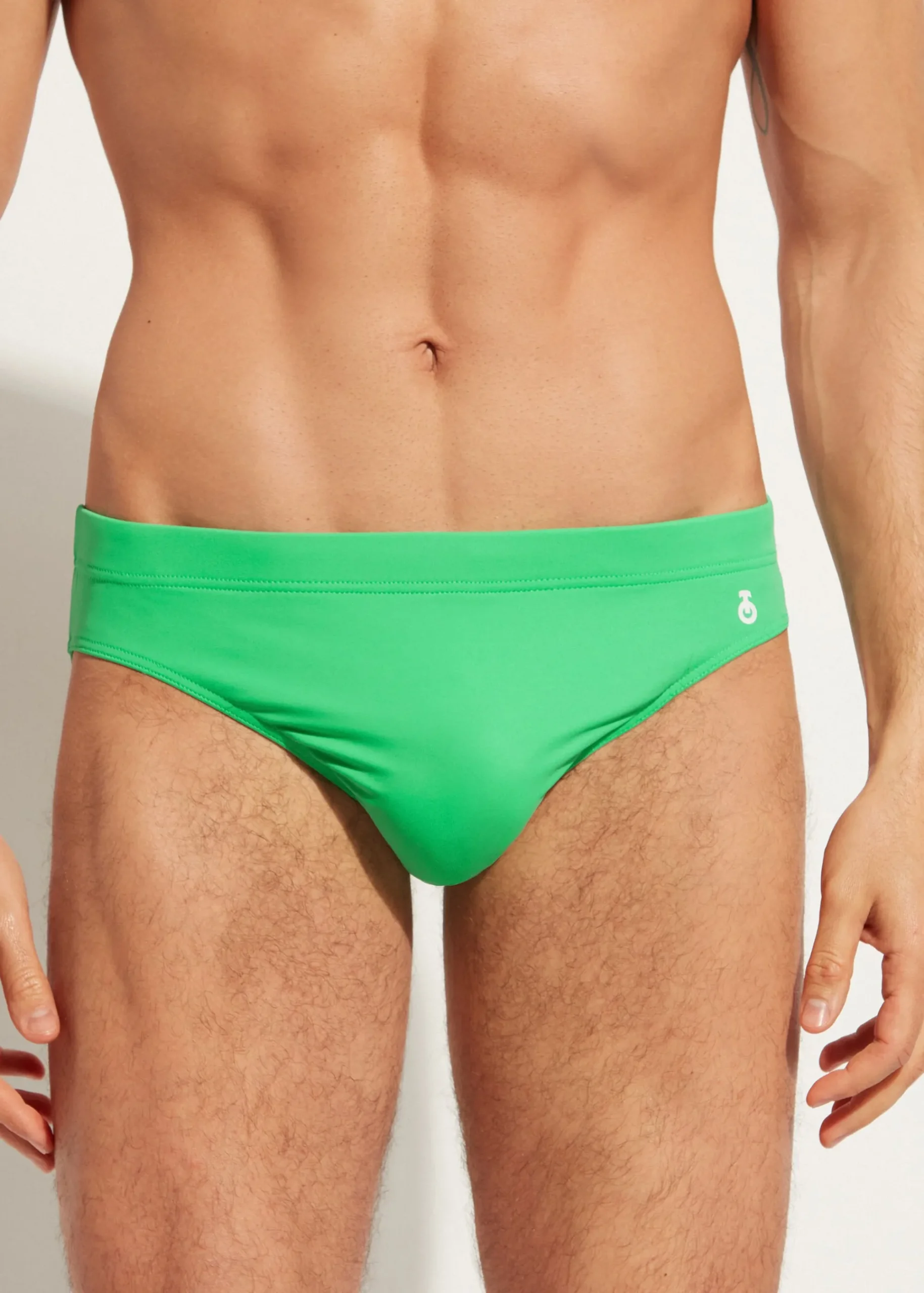 Briefs^Calzedonia Men's Swim Shorts Rio 615C - Shiny Green
