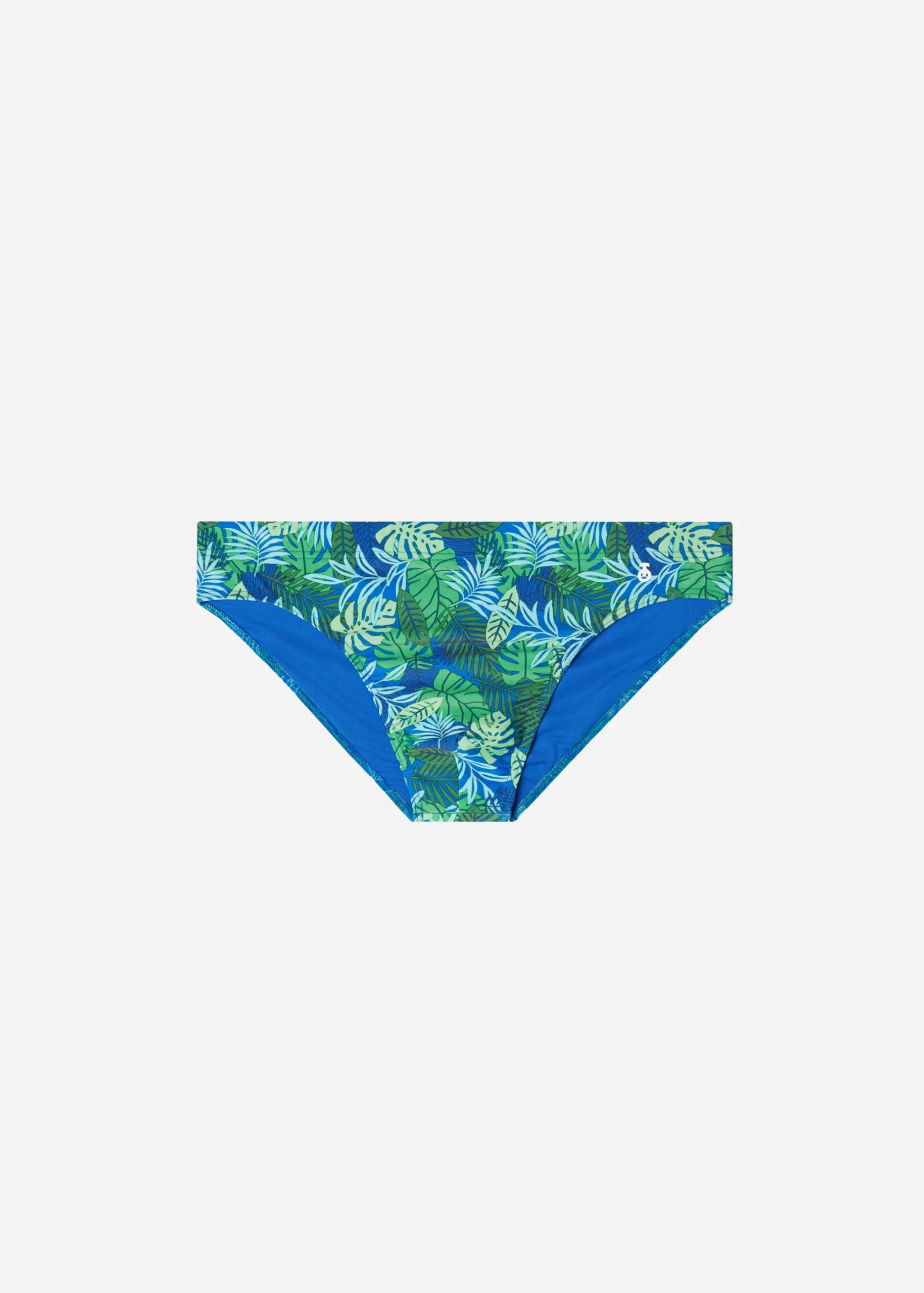 Briefs^Calzedonia Men's Swim Shorts Rio 677C - Leaf Pattern