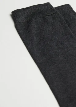 Long Socks^Calzedonia Men's Warm Cotton Long Socks 020 - Anthracite Grey Blend