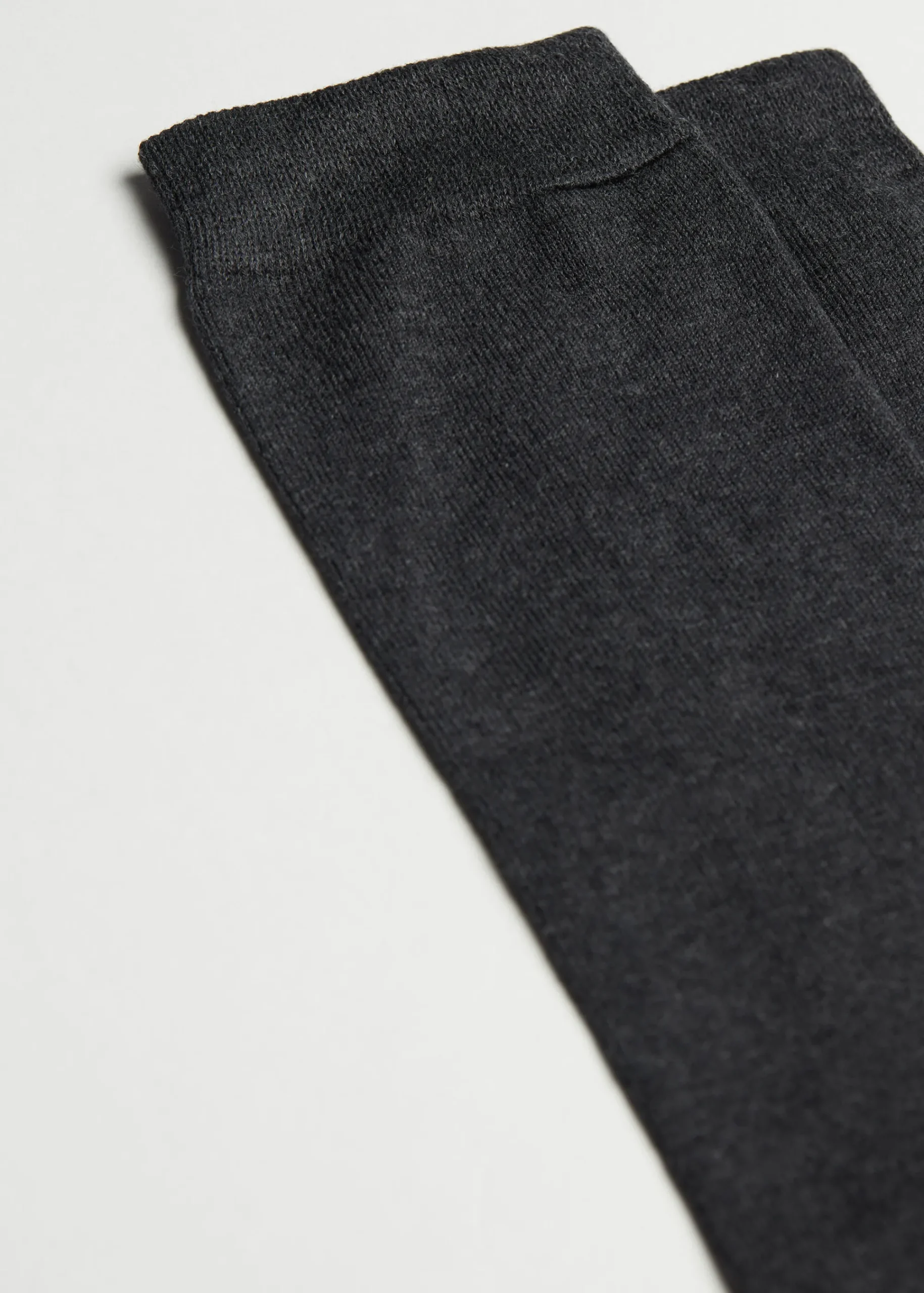 Long Socks^Calzedonia Men's Warm Cotton Long Socks 020 - Anthracite Grey Blend