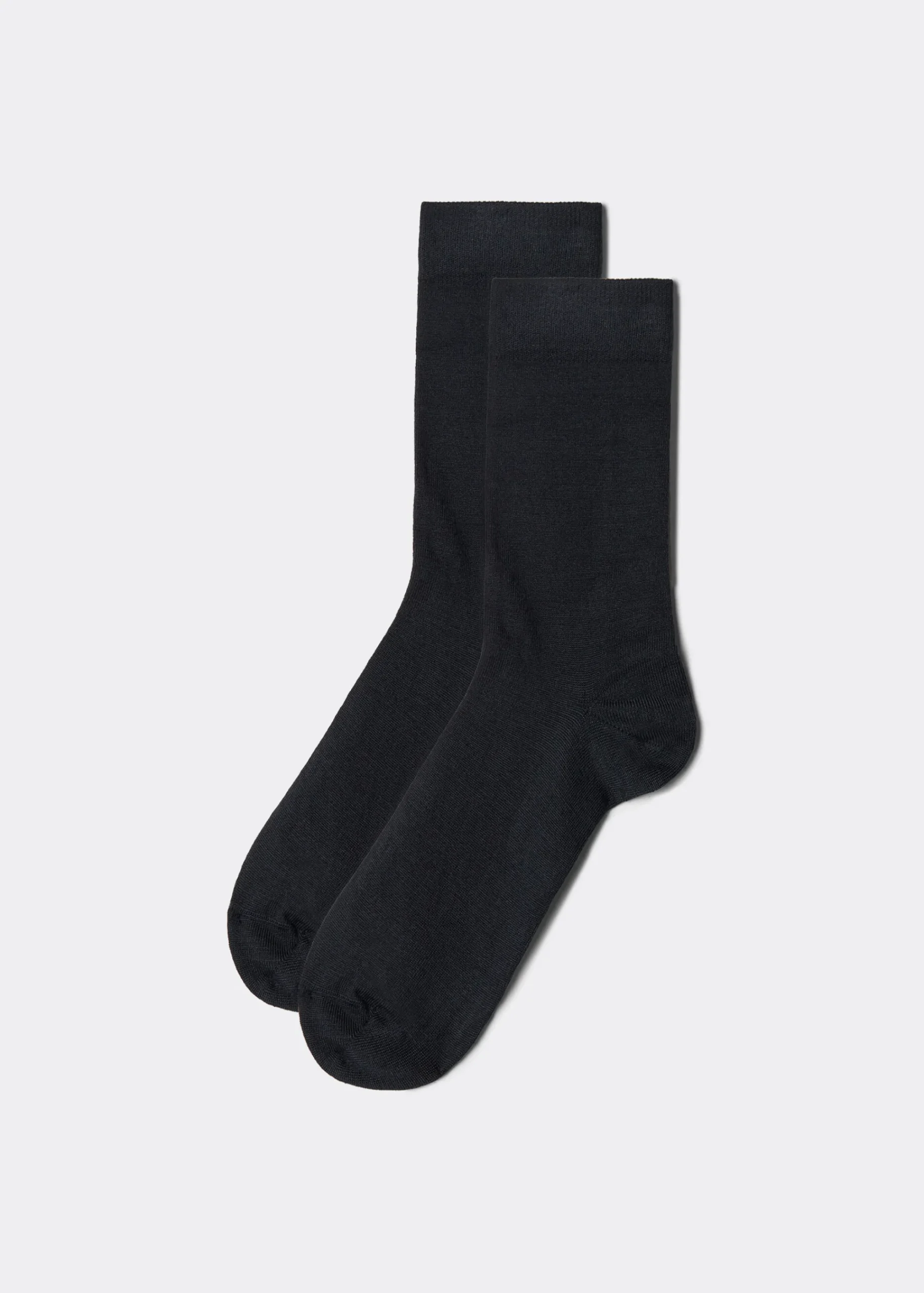 Short Socks^Calzedonia Men's Wool And Cotton Crew Socks 016 - Blue