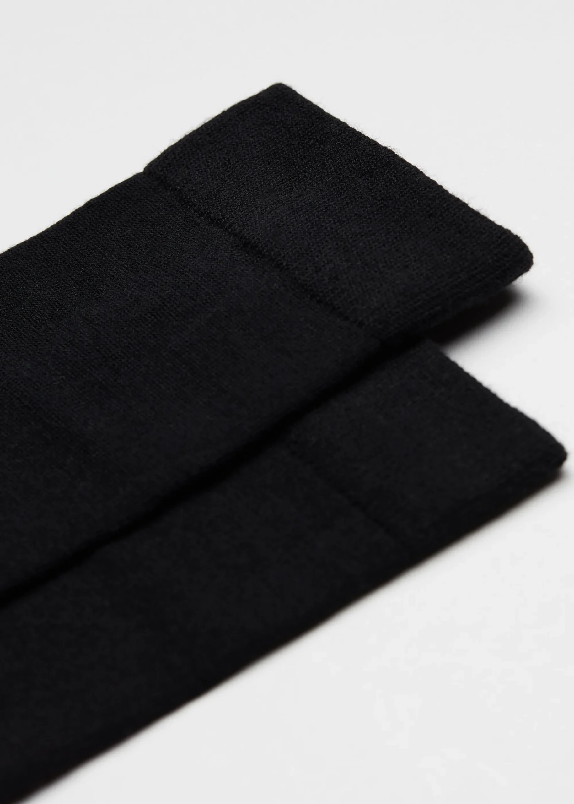 Short Socks^Calzedonia Men's Wool And Cotton Crew Socks 019 - Black