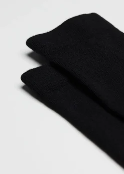 Long Socks^Calzedonia Men's Wool And Cotton Long Socks 019 - Black