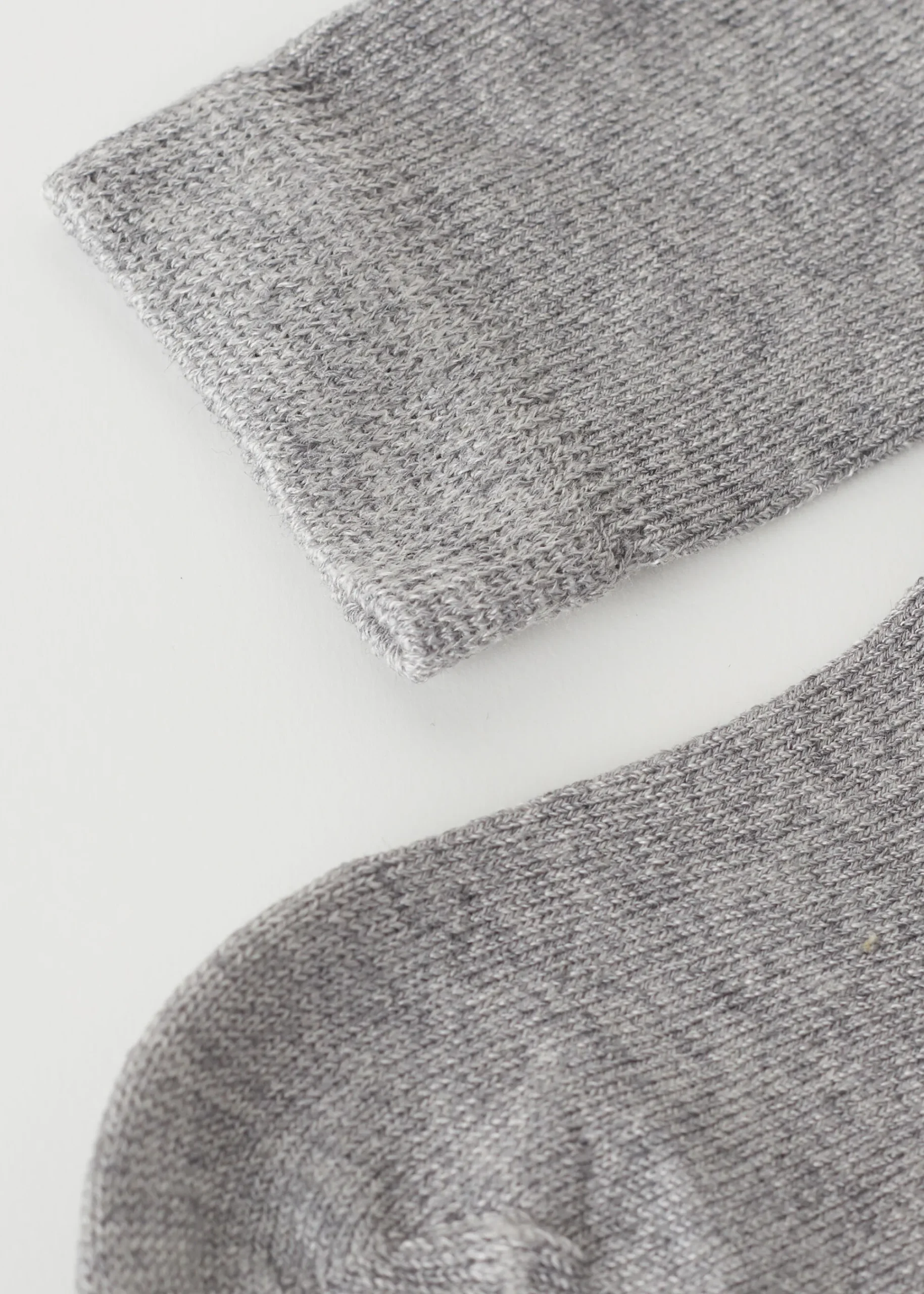 Socks^Calzedonia Newborn Cotton Short Socks 031 - Grey Blend
