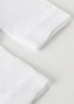 Socks^Calzedonia Newborn Cotton Short Socks 001 - White