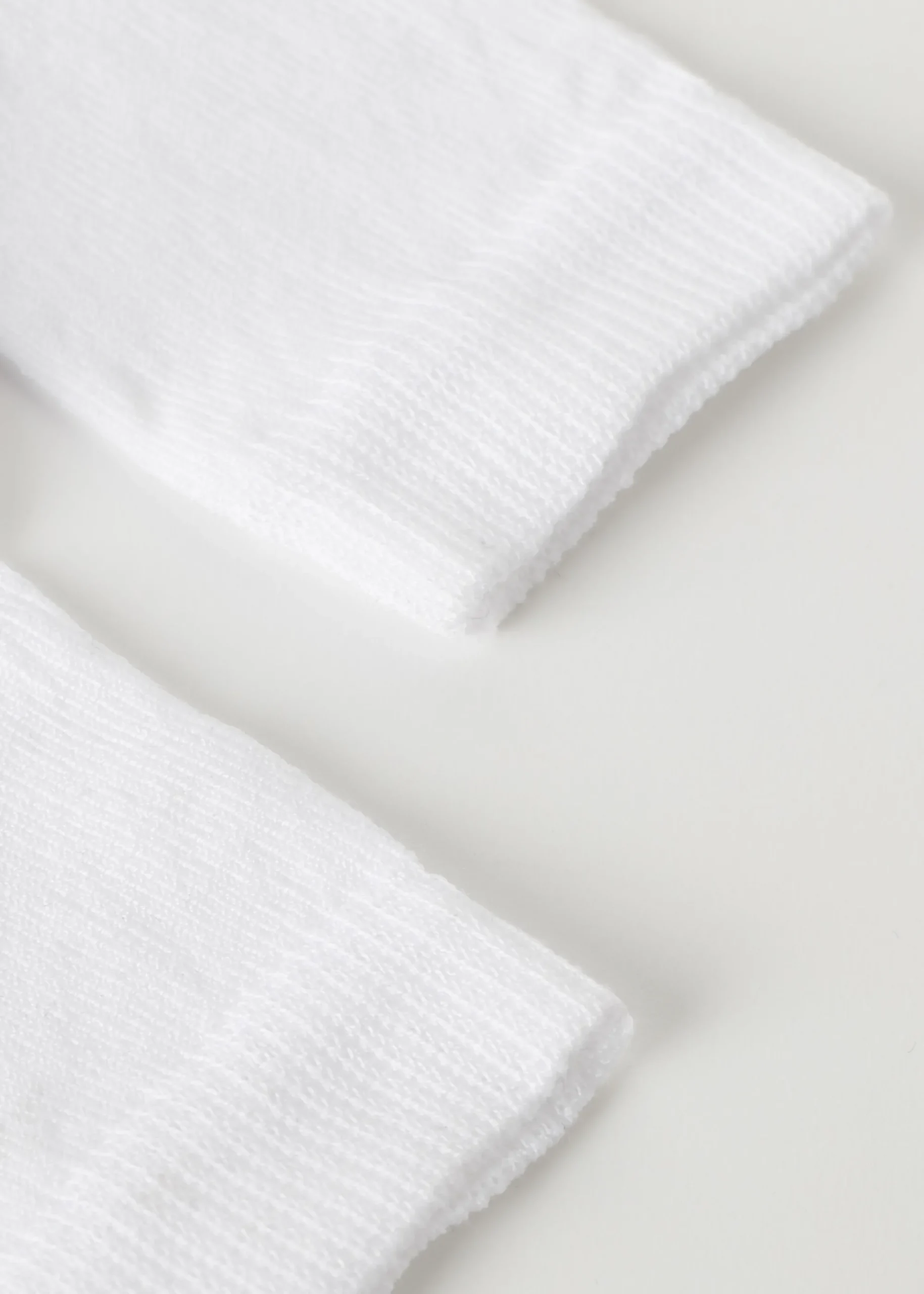 Socks^Calzedonia Newborn Cotton Short Socks 001 - White