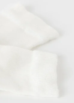 Socks^Calzedonia Newborn Short Socks With Cashmere 002 - Cream