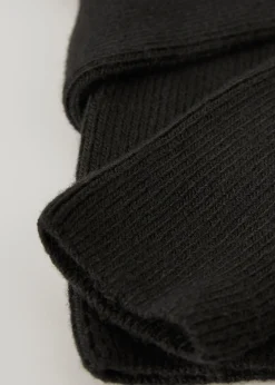 Over-The-Knee Socks^Calzedonia Openwork Wool Over-The-Knee Socks 9549 - Ch-Costina Nero