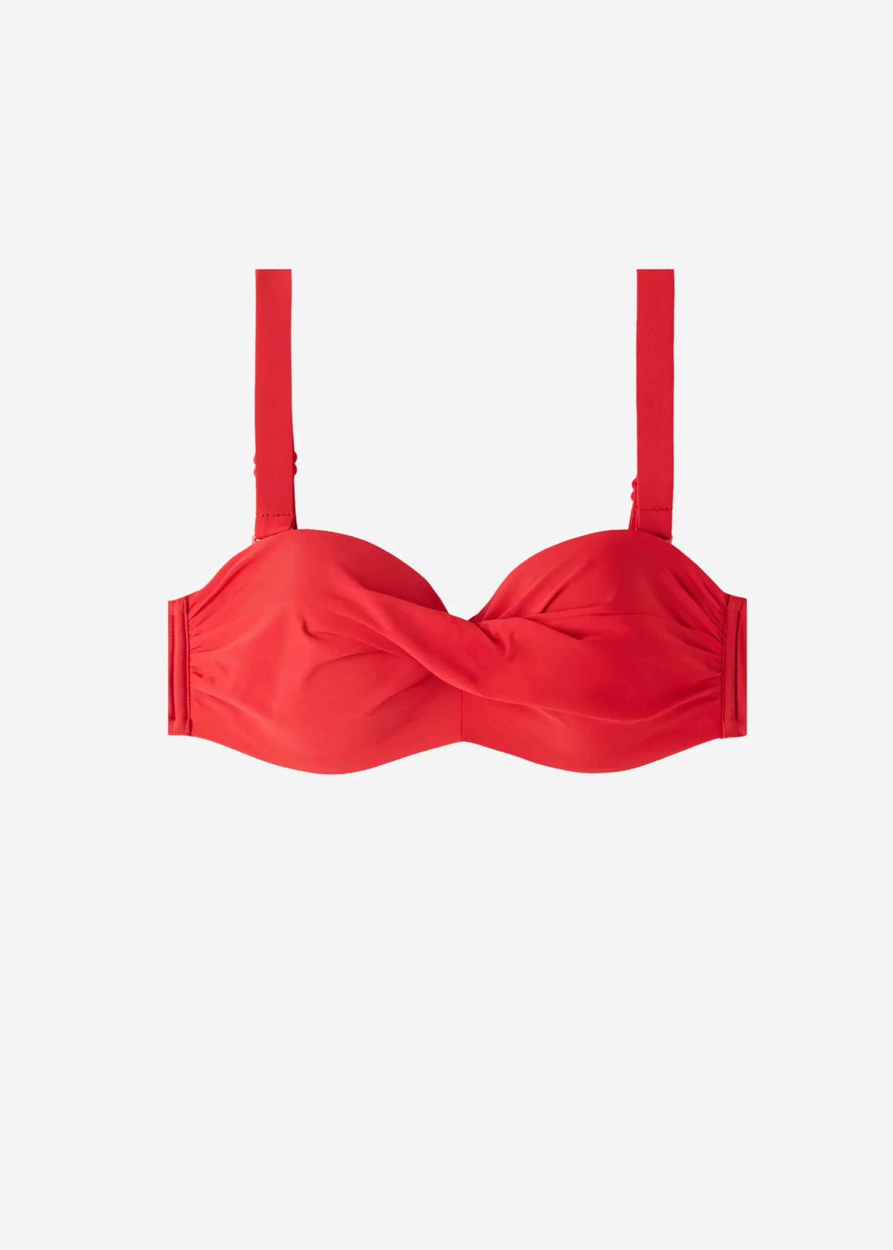 Bikini^Calzedonia Padded Bandeau Bikini Top Indonesia 645C - Summer Red