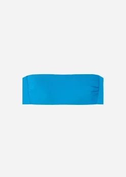 Bikini^Calzedonia Padded Bandeau Bikini Top Indonesia 681C - Electric Blue