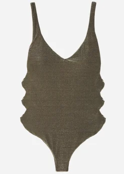 One-Piece Swimswuits^Calzedonia Padded Swimsuit Hollywood 559C - Shiny Black