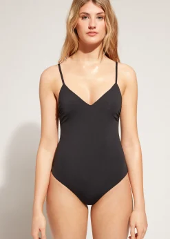 One-Piece Swimswuits^Calzedonia Padded Swimsuit Indonesia 06 - Black