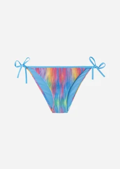 Bikini^Calzedonia Plisse Tie Bikini Bottoms Maiorca 643C - Rainbow