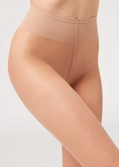 Sheer Tights^Calzedonia Premium Matt Second Skin 15 Denier Tights 3294 - Nude 4 - Naturale
