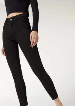 Jeans^Calzedonia Push-Up And Soft Touch Jeans 3293 - Black Denim