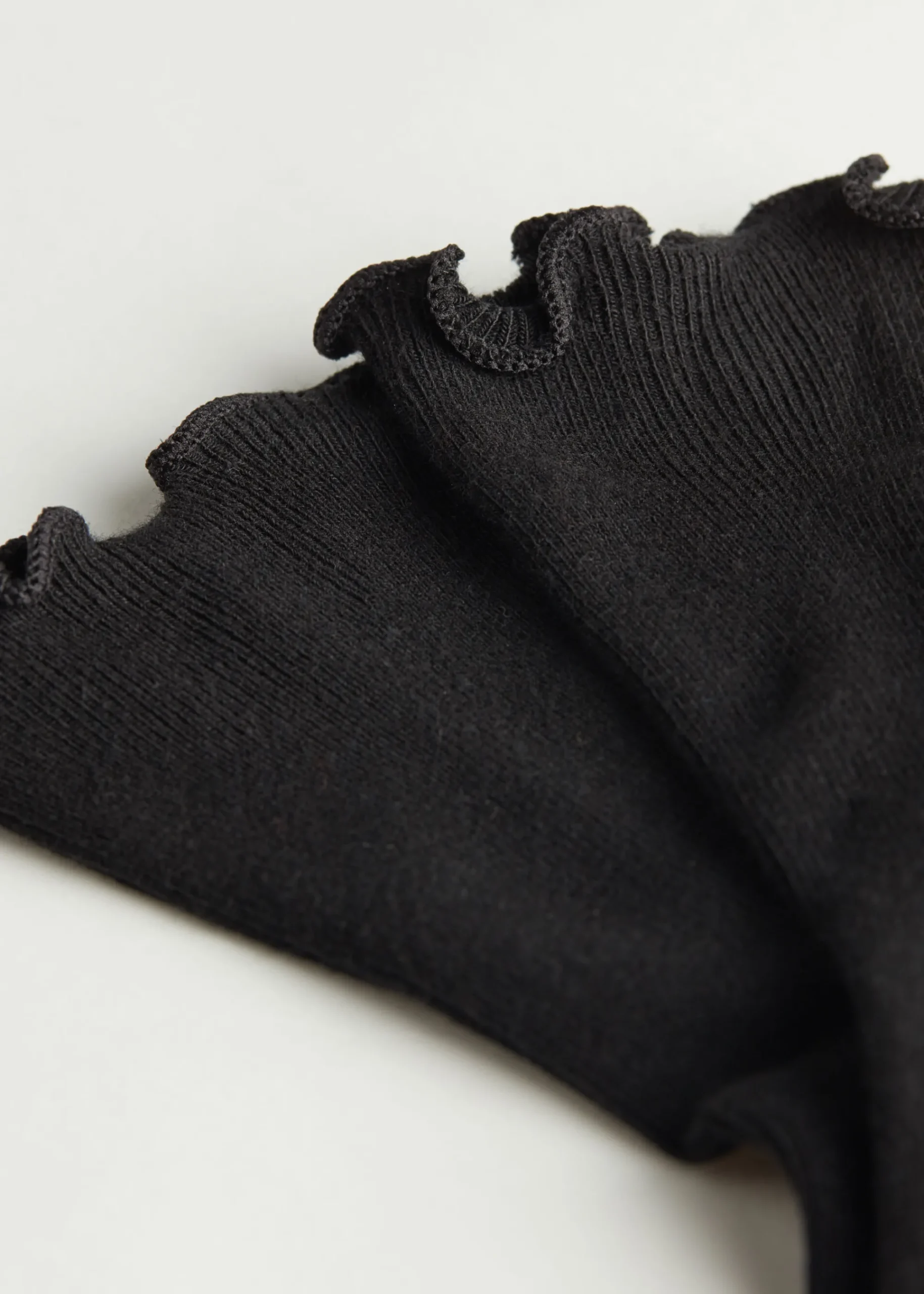 Short Socks^Calzedonia Ribbed Cotton Ankle Socks 8506 - Black Romantic Ribbed