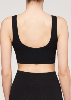 Fitness Top^Calzedonia Ribbed Seamless Sport Top 019 - Black