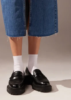 Short Socks^Calzedonia Ribbed Short Socks 001 - White
