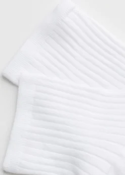 Short Socks^Calzedonia Ribbed Short Socks 001 - White