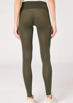Leggings^Calzedonia Seamless 50 Denier Leggings 030 - Verde Militare