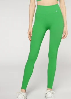 Leggings^Calzedonia Seamless Fine Ribbed Sports Leggings 701C - Green