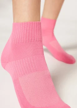 Short Socks^Calzedonia Short Sport Socks 9630 - Bubble Pink