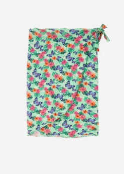 Beachwear^Calzedonia Short Wraparound Sarong 638C - Butterfly Patterns