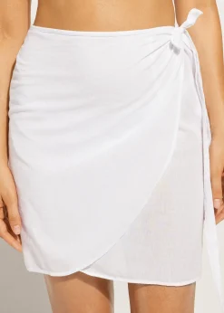Beachwear^Calzedonia Short Wraparound Sarong 01 - White