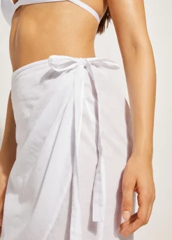 Beachwear^Calzedonia Short Wraparound Sarong 01 - White