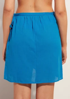 Beachwear^Calzedonia Short Wraparound Sarong 681C - Electric Blue