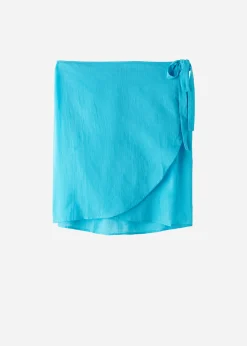 Beachwear^Calzedonia Short Wraparound Sarong 616C - Turquoise Green
