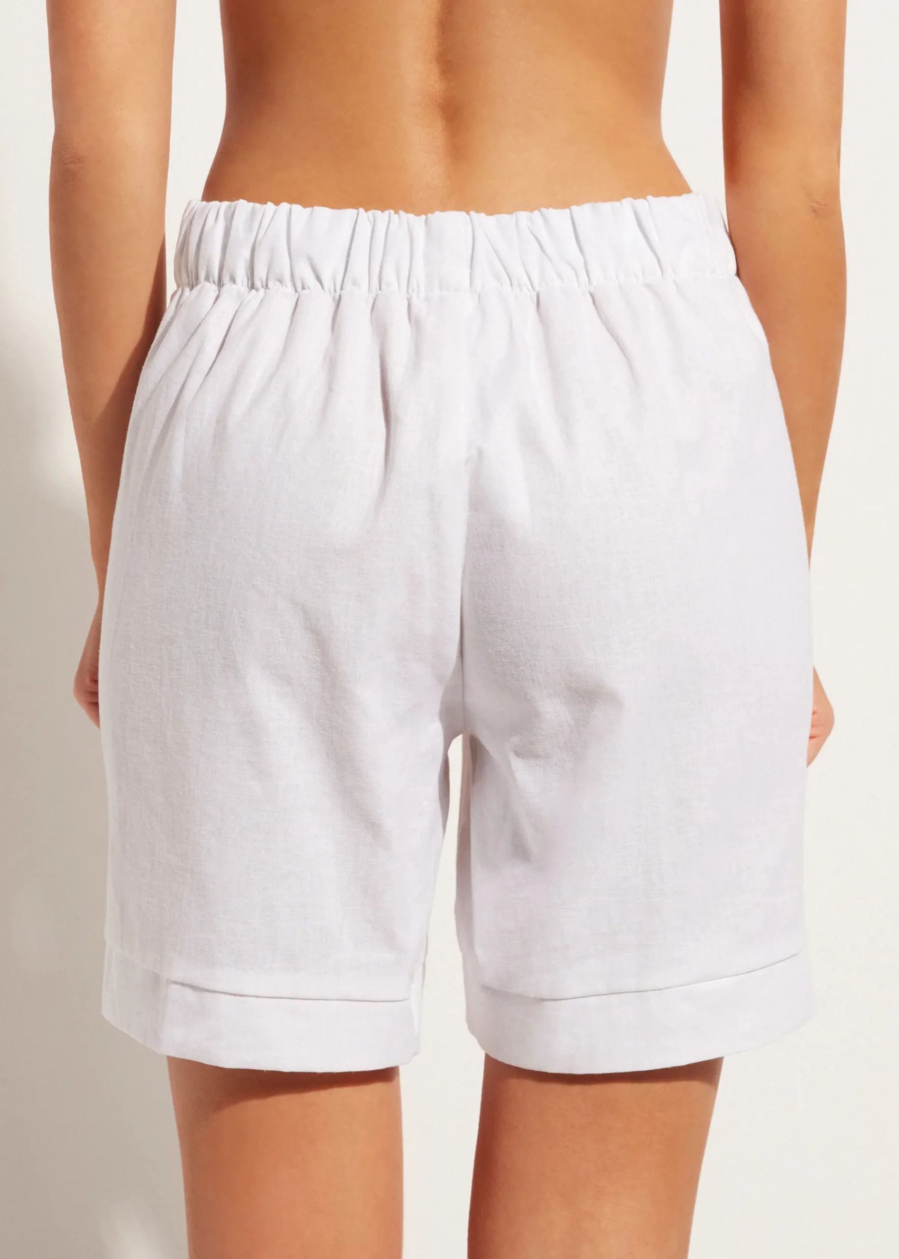 Beachwear^Calzedonia Shorts With Linen 01 - White
