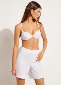 Beachwear^Calzedonia Shorts With Linen 01 - White