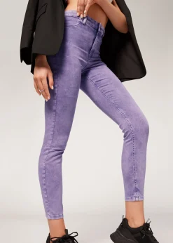 Jeans^Calzedonia Skinny Push Up Tie-Dye Jeans 651C - Lilac Fade