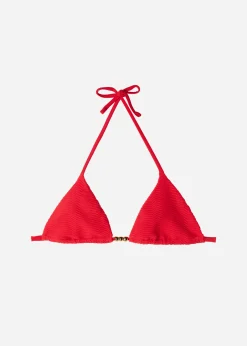 Bikini^Calzedonia Slide Triangle Bikini Top Casablanca 630C - Summer Red 3D