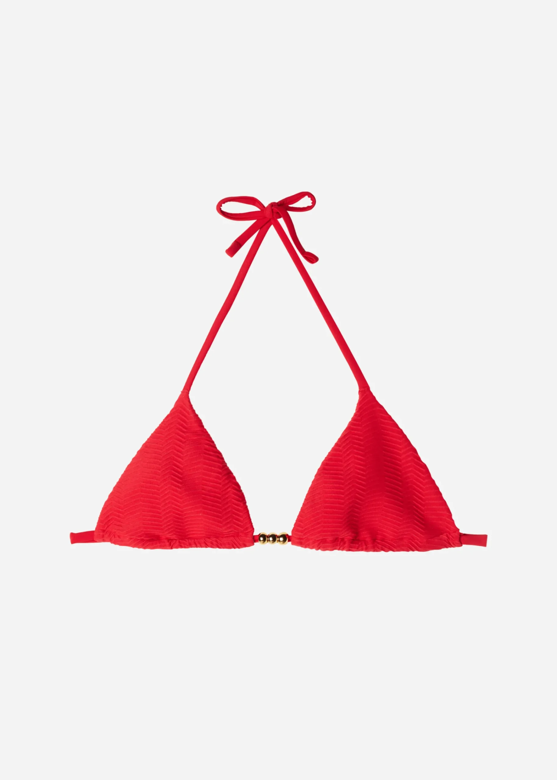 Bikini^Calzedonia Slide Triangle Bikini Top Casablanca 630C - Summer Red 3D