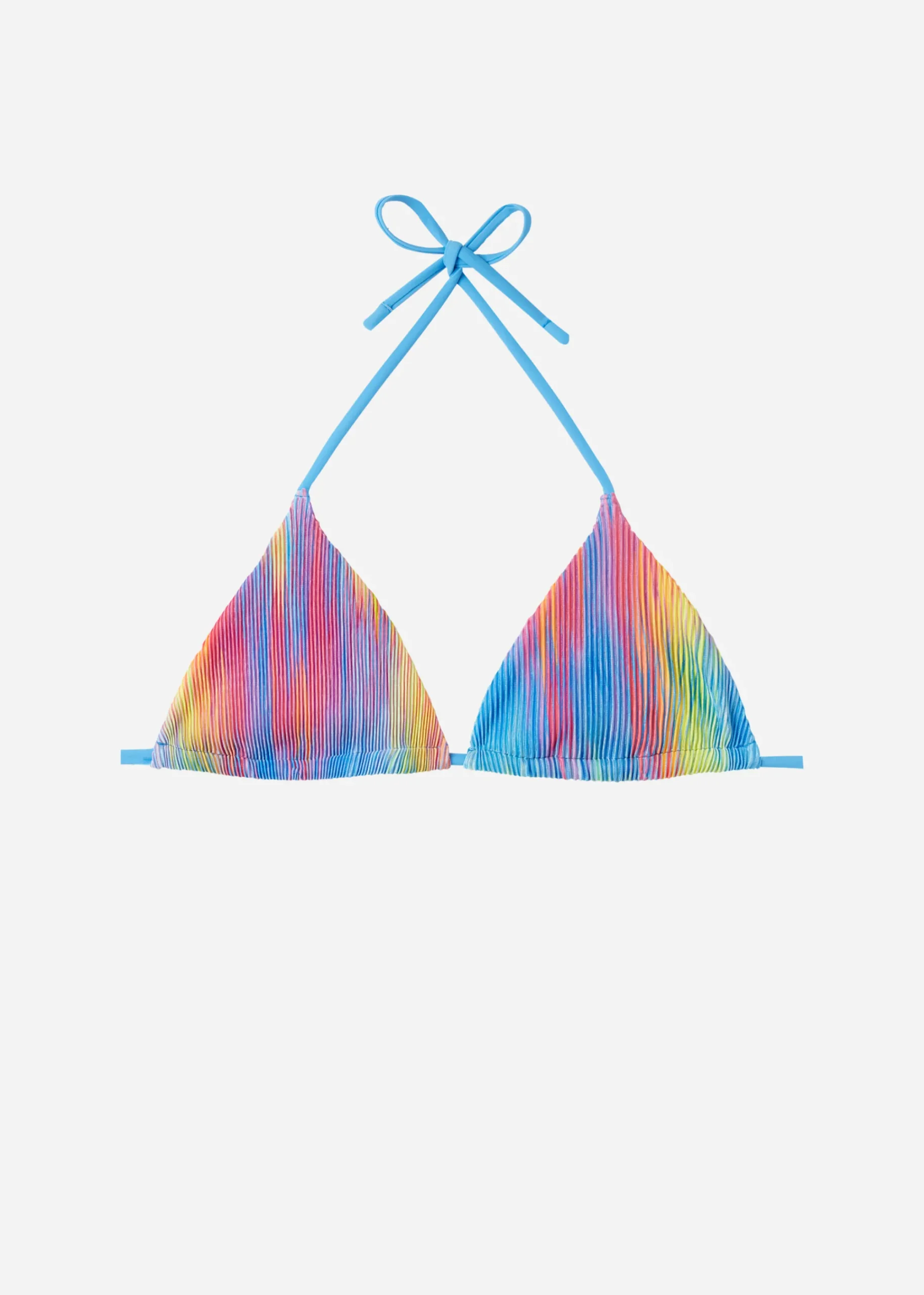 Bikini^Calzedonia Slide Triangle Bikini Top Maiorca 643C - Rainbow