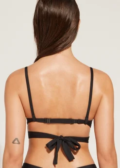 Bikini^Calzedonia Soft Graduated Padded Push Up Bikini Top Indonesia 06 - Black