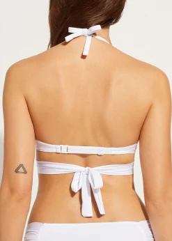 Bikini^Calzedonia Soft Graduated Padded Push Up Bikini Top Indonesia 01 - White